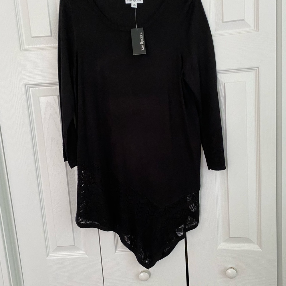 Kim Rogers Black Sweater  Size M